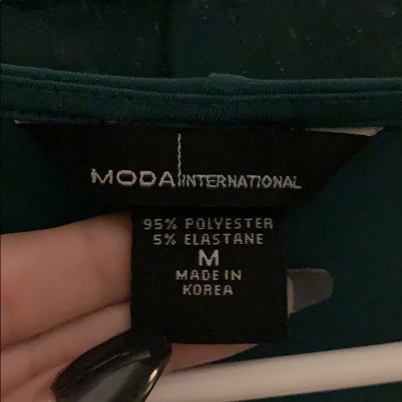 Medium green deep v dress - Picture 3 of 3